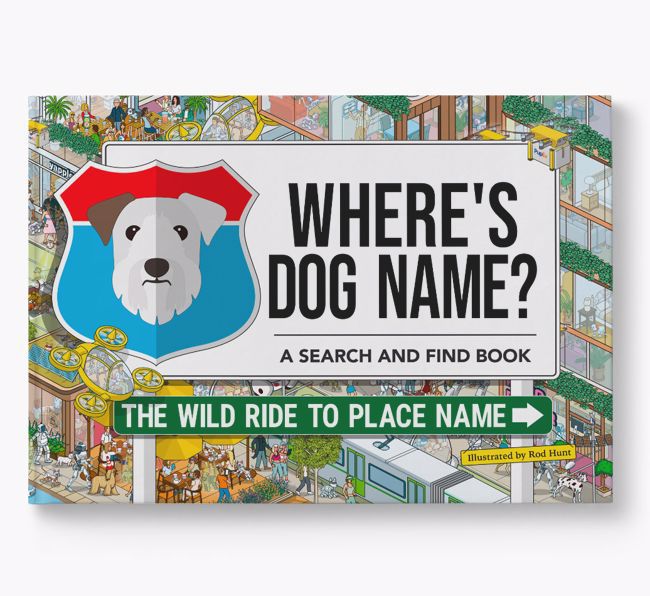 Personalized Dog Book - Where's Your Dog - Wild Ride